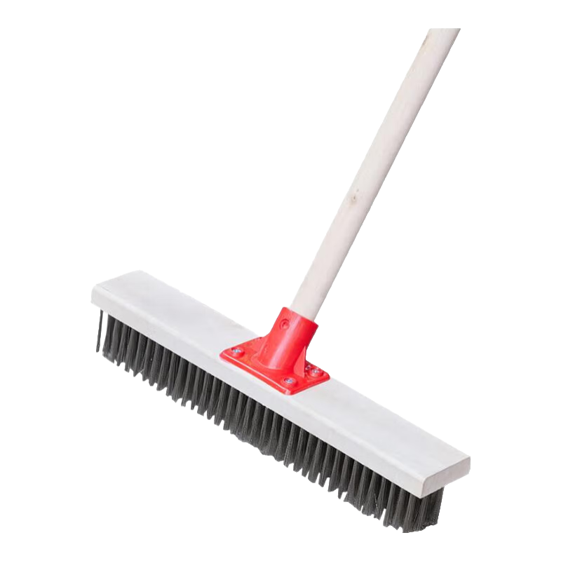 Xijie 304 Stainless Steel Wire Floor Brush Outdoor Garden Moss Long Handle Hard Bristle Cleaning Brush Large Size