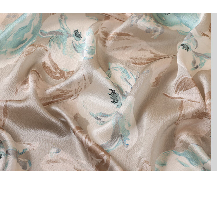 Shanghai Story 100% Mulberry Silk Square Scarf for Women Pearl Satin Gift Box Valentine's Day Birthday Gift for Girlfriend 8