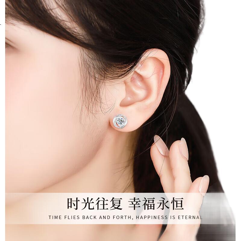 Серьги Zhoubaifu "Серебряная игла" для женщин, набор "Недельные серьги", роскошный подарочный набор, подарок на день рождения и Рождество для девочек