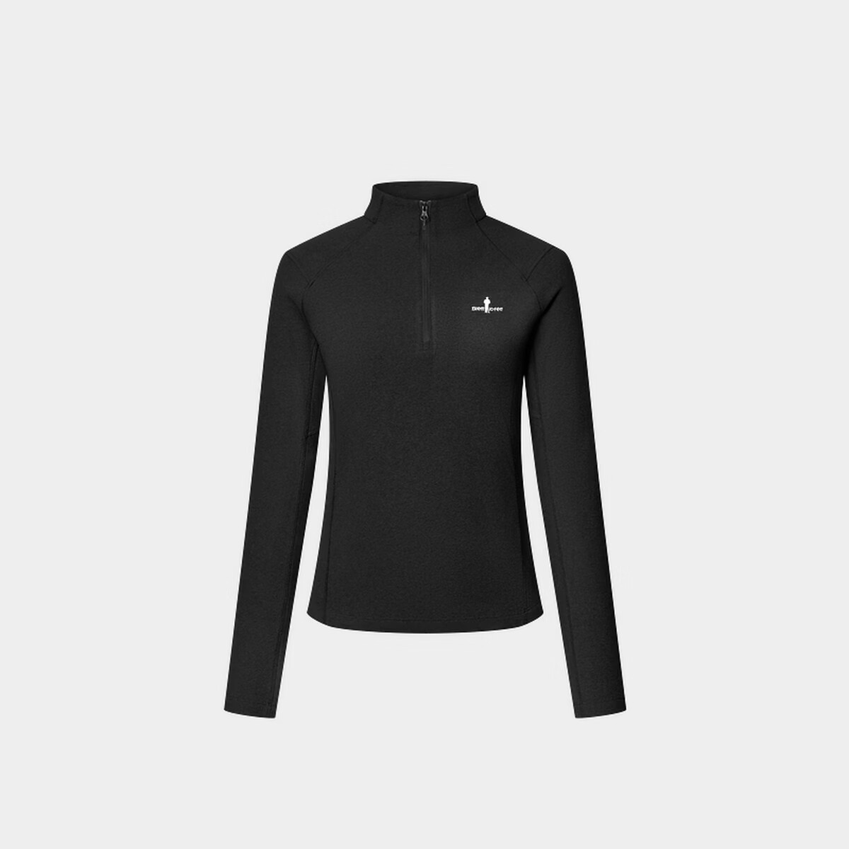 Biyinlefen POLARTEC Fleece Technology 2025 Autumn New Casual Lightweight Warm Stand Collar Long Sleeve T-Shirt for Women
