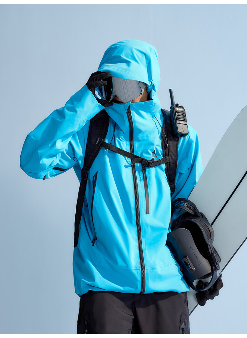 Nan En [Ice Dome] 25 New Professional Waterproof Warm 3L Ski Jacket P Cotton RECCO Ski Coat Sea Pine Yellow XS 6