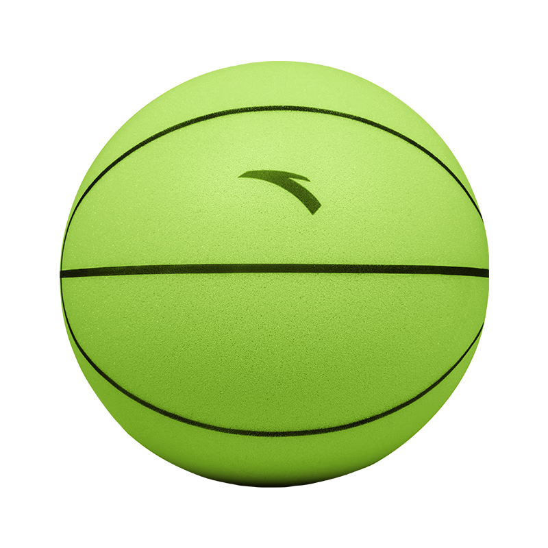 ANTA Silent Basketball No.3 Toddler Pat Ball Indoor Noise-Free Children's Training Toy Soft Leather Quiet Ball Green