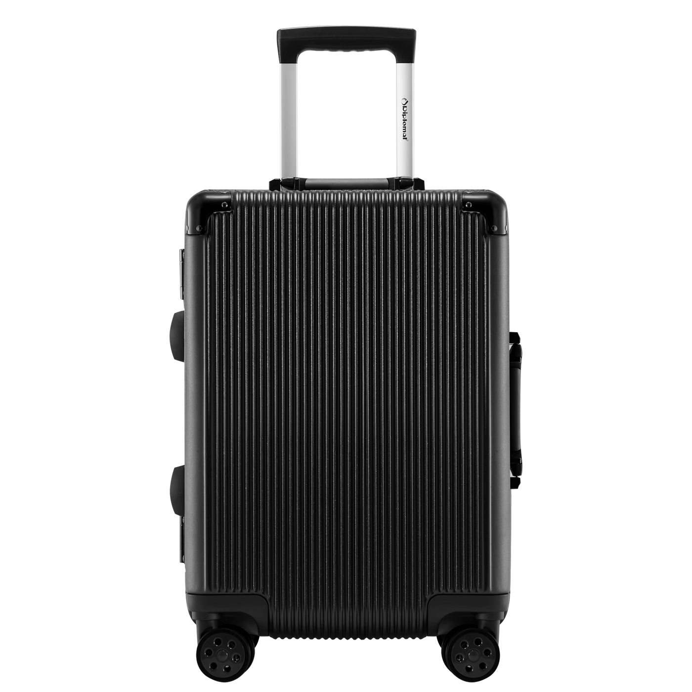 Diplomat Aluminum Frame Suitcase with Corner Guards And Dual TSA Locks for Travel And Carry-On Luggage TC-9182