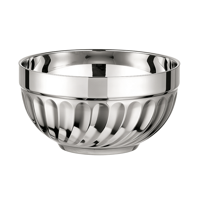 MAXCOOK 304 Stainless Steel Bowl 16CM, Soup Bowl Tableware Noodle Bowl, Double-Layer Insulation MCWA9617