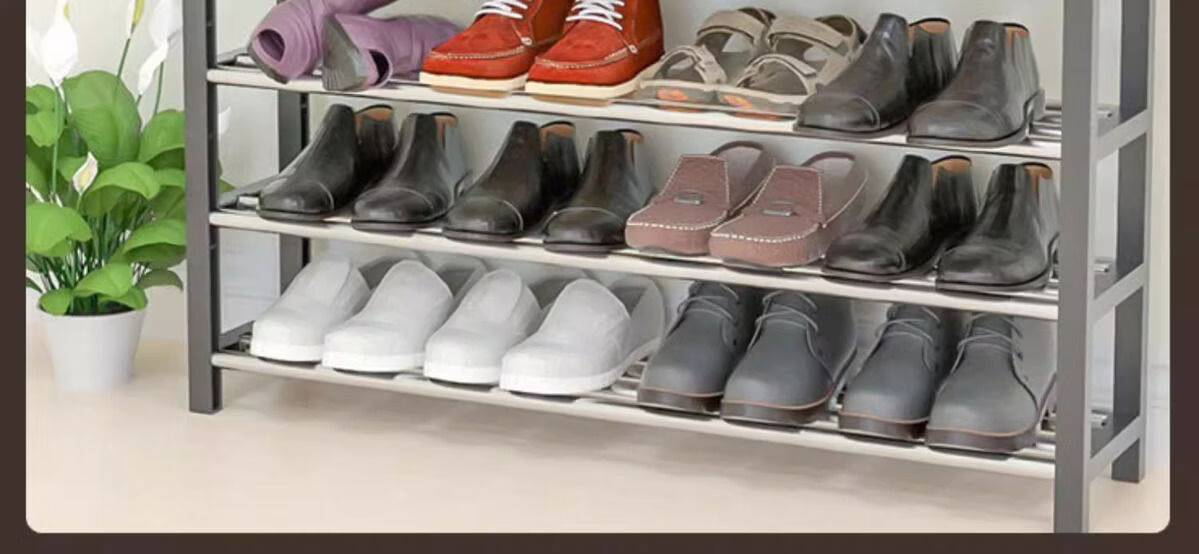 Anerya Simple Shoe Rack Multi-Layer Home Shoe Storage Indoor Shoe Shelf Dormitory Shoe Organizer Rack 7