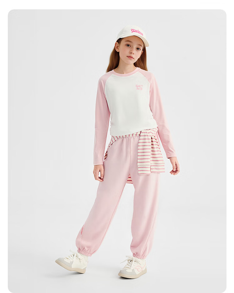 Balabala Kids Pants Boys Girls Long Pants 2026 New Spring Parent-Child Street Outdoor Sports Casual Pants 19
