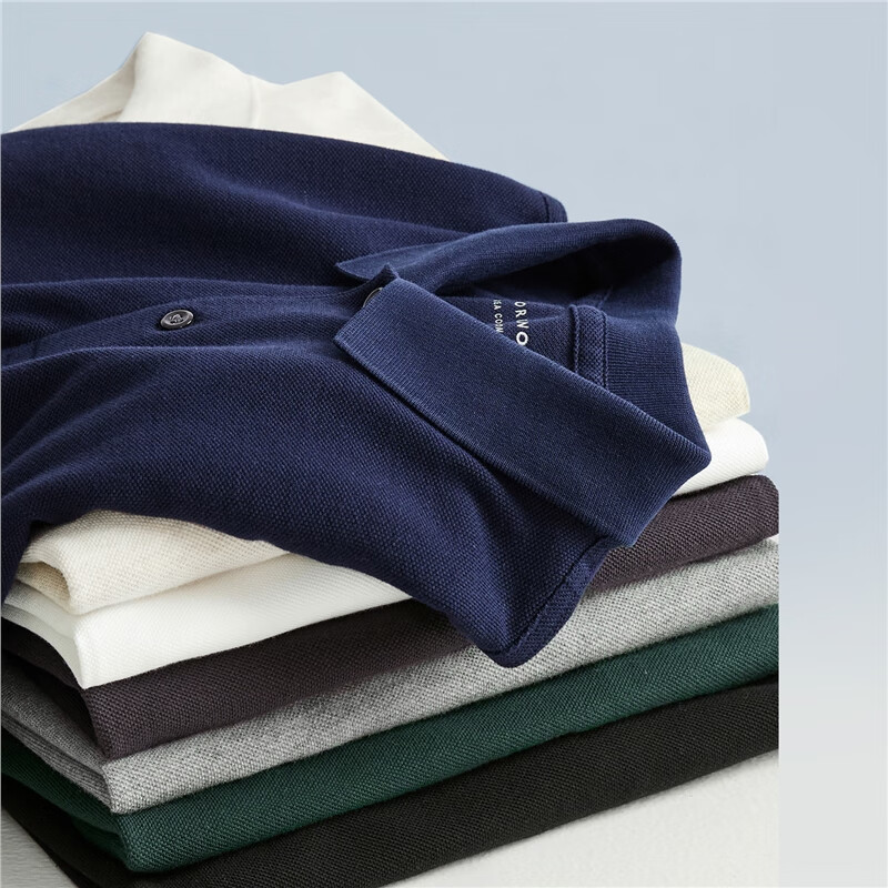 Giordano New Solid Color Cotton Pique Short Sleeve Polo Shirt Men Summer 01015514 Korean Celebrity Style