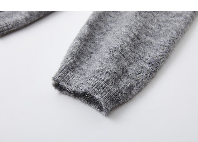 DME Wool Mohair Blend Winter Ribbed Crewneck Loose Drop Shoulder Soft Stretch Knit Sweater for Women 17