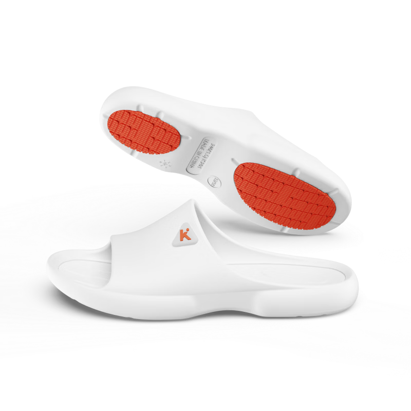 KENROLL Men's And Women's Bathroom Indoor Outdoor Non-Slip Slippers, Glow-In Home Sandals, Star Dust Gray, Size 39-40 (250mm)