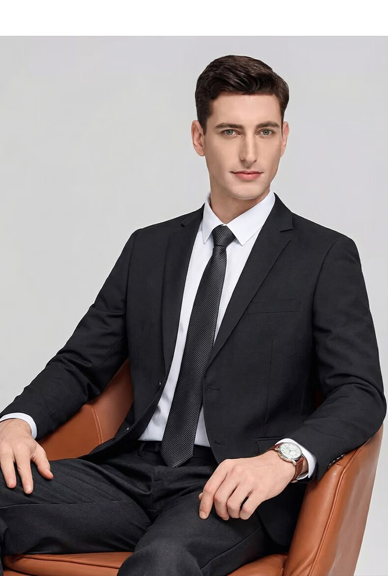 FIRS Anti-Wrinkle Non-Iron Men's Four-Season Business Casual Suit Jacket Professional Workwear Outerwear 15