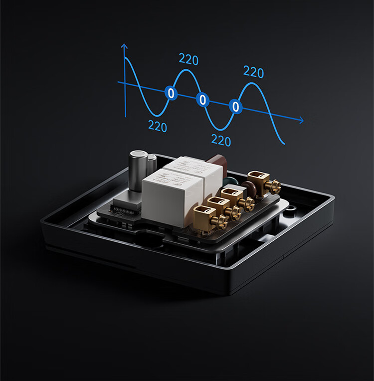 MI Smart Switch (Dual) for Mijia, Ultra-Long Lifespan, Switch Panel, Requires Gateway 12