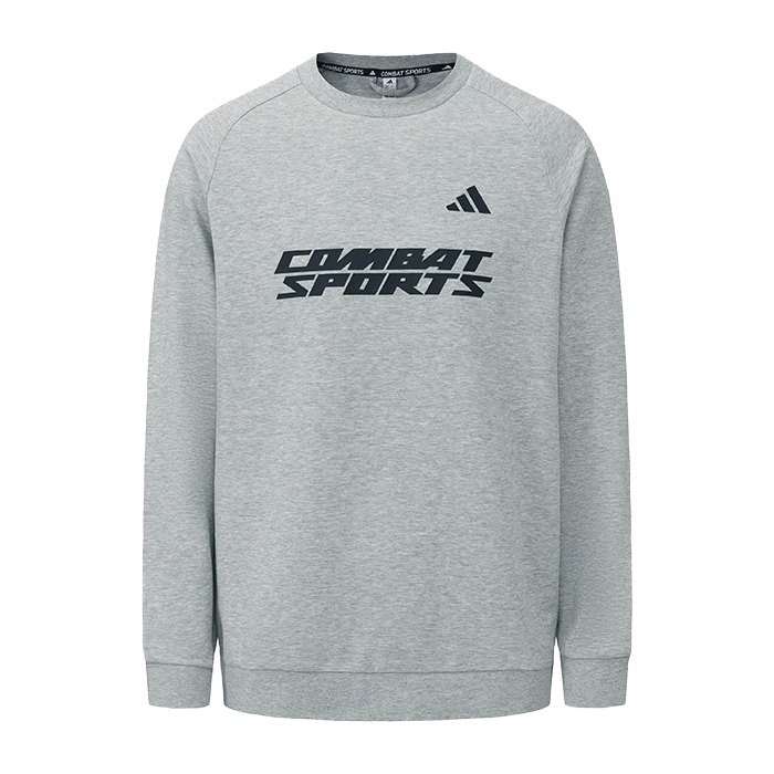 Adidas Men's Hoodie 2026 Spring New Sports Casual Cotton Classic Crewneck Pullover Gray Black L