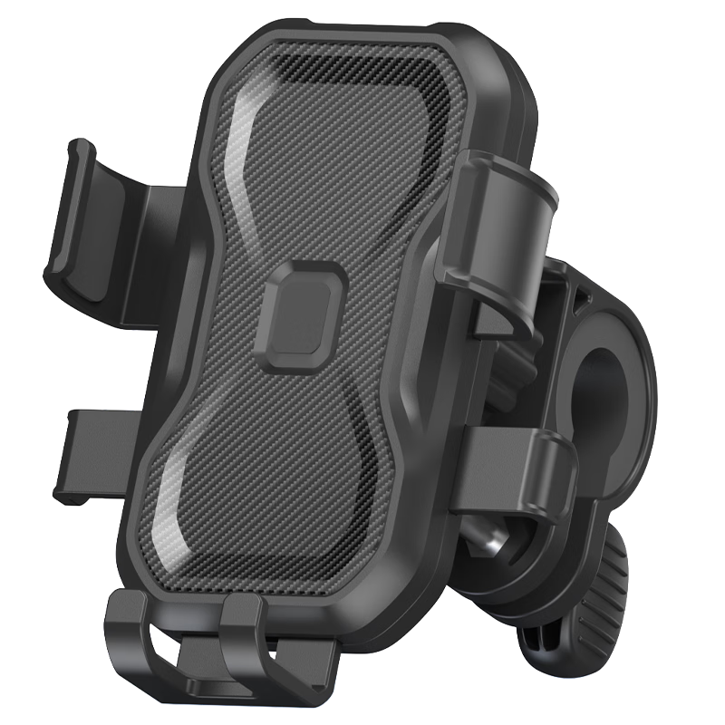 Kewo Electric Bike Phone Holder Motorcycle Delivery Rider Mobile Phone Mount Scooter Electric Vehicle Navigation Bracket Riding Gear Quick Lock Shockproof Compatible with Niu Nine, Aima, Yadea