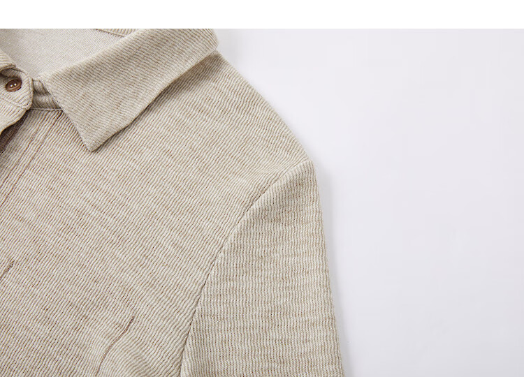 Dme Intellectual Style Spring Lapel Contrast Stitching Long Sleeve Shirt Colorblock Blouse Women's Top 8