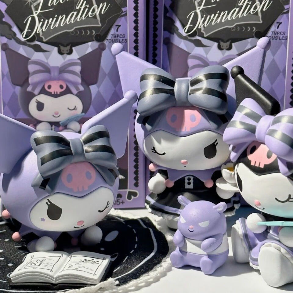 Sanmei Beibei Kuromi Blind Box Hole Fun Pull Toy Student Prize Children's Toy for Girls Ages 3-6 Kindergarten New Year Gift 12
