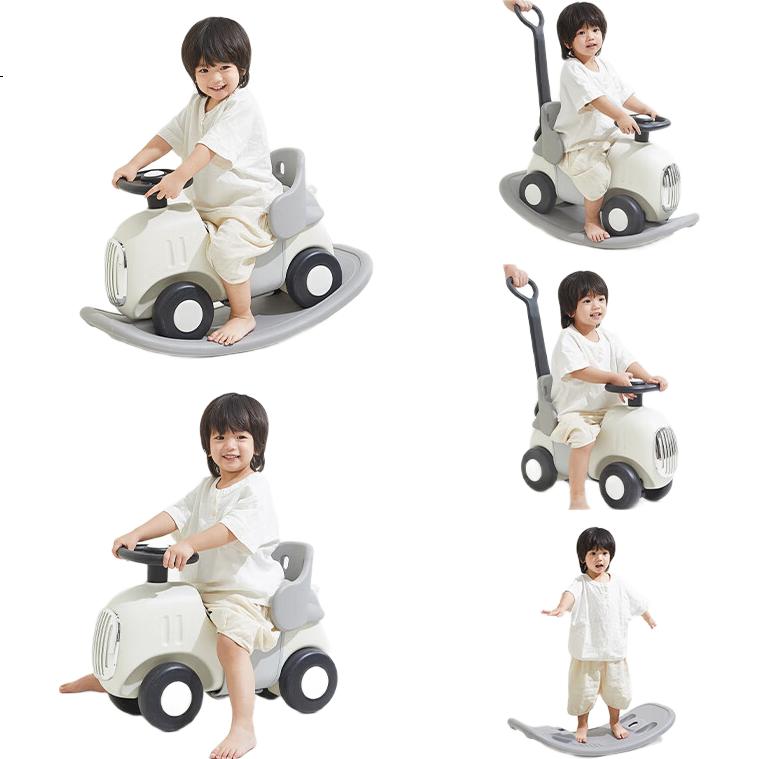 Детский многофункциональный лошадка-качалка 6-в-1 Babypods, деревянная лошадка, детская игрушка, подарок на первый день рождения и Рождество