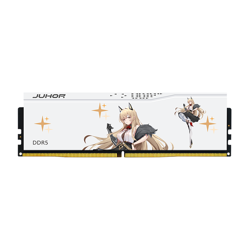 JUHOR 16GB DDR5 6000 Desktop RAM Hynix A-die CL28 No RGB AI Optimized