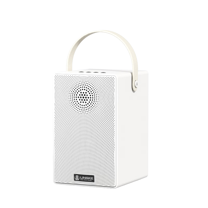 Lingke M3 Starry Sky Series Portable Outdoor Bluetooth Speaker 30h Battery Waterproof Auracast Infinite Chain Technology White
