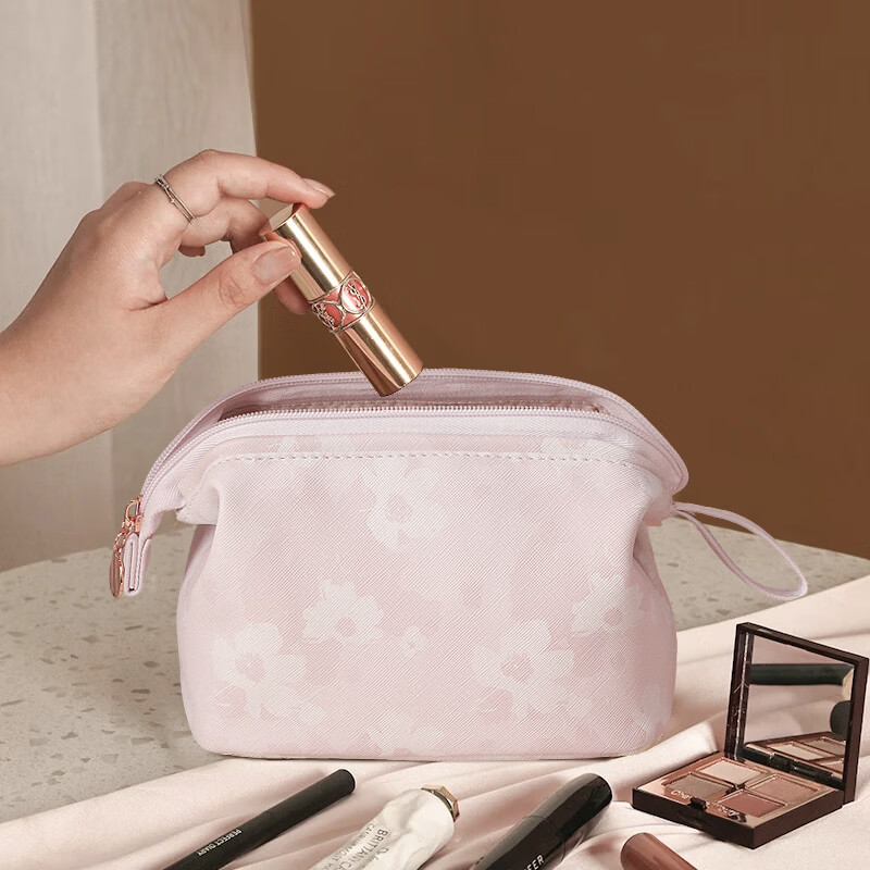 LOHO Travel Makeup Bag Portable Women's 2026 New Small High-Value Toiletry Skincare Storage Pouch for Business Trips and Outings