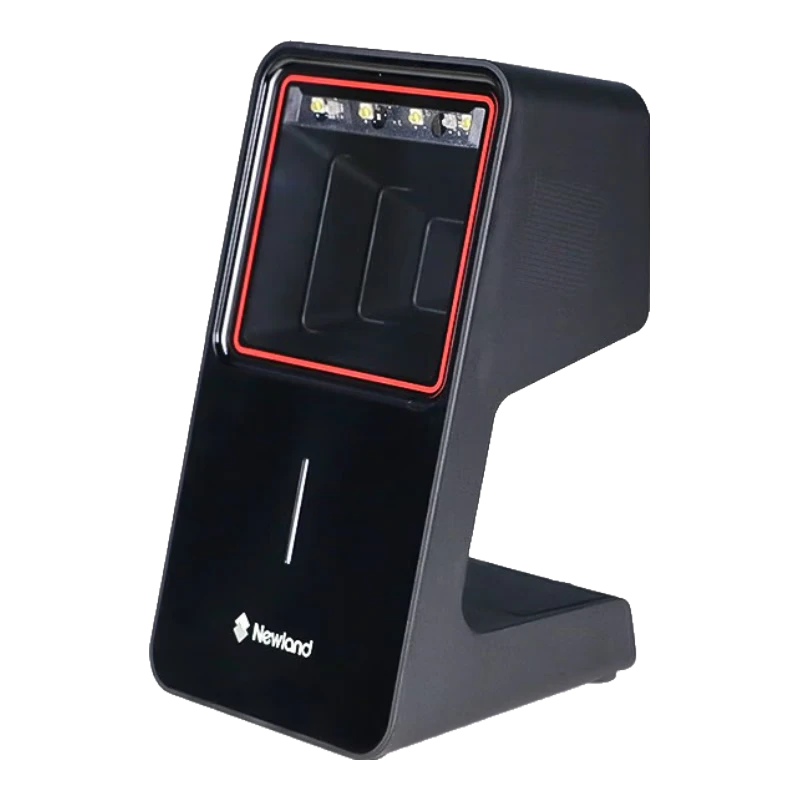 Newland FR42 Desktop Red Light 2D Wired Barcode Scanner for Supermarket Pharmacy Warehouse Cashier Barcode Reading