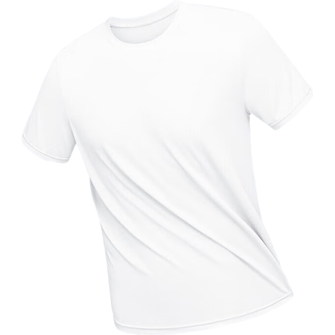 Warrior Ice Silk T-Shirt for Men, Summer Quick-Dry Sun Protection Short Sleeve Loose Fit Solid Color Cool Sports Tee, Khaki, Size L