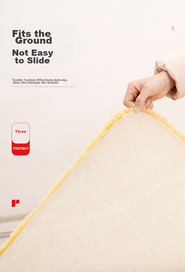 RIDDER Absorbent Floor Mat, Quick-Drying Bathroom Mat, Non-Slip Bath Mat, Water-Absorbing Foot Mat, 60*90cm 6