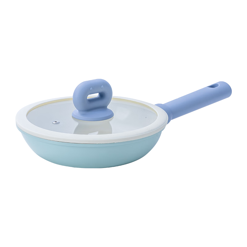 Sacon 20CM Non-Stick Ceramic Frying Pan Steak Pan Baby Food Cooking Pan Universal for Electric and Gas Stoves