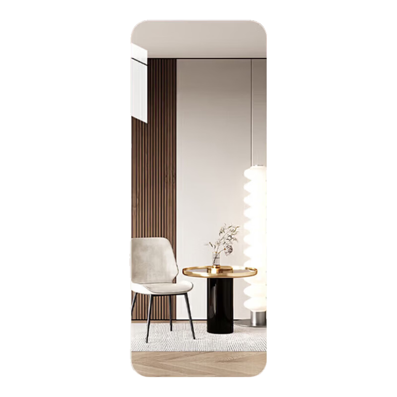 Millennium Huafu Self-Adhesive Wall Mirror Full-Length Bedroom Makeup Hanging Dressing Mirror 40*150cm