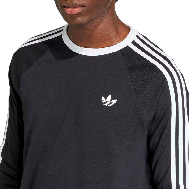 Adidas Originals Men's 3S LS Tee Long Sleeve T-Shirt KE3546 Black S 3