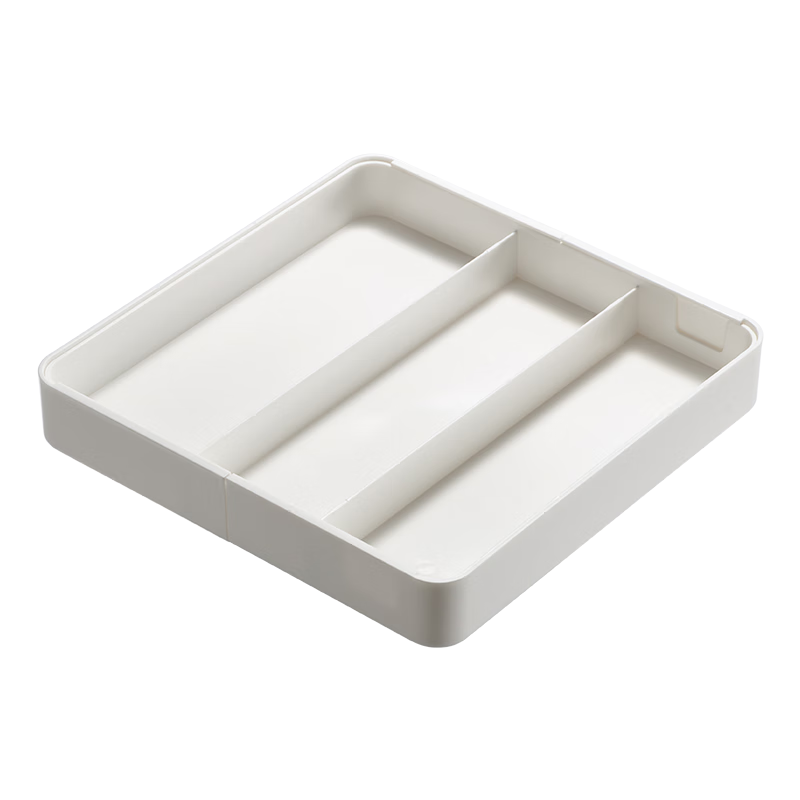 Jicang Extendable Drawer Storage Box, Desktop Organizer, Right-Angled Miscellaneous Office Stationery Storage Box, Sorting Container