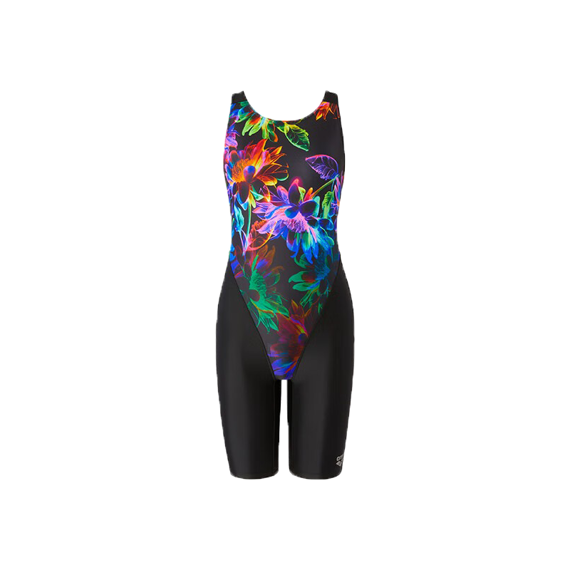Arena Women's Premium One-Piece Knee-Length Swimsuit Professional Chlorine-Resistant Comfortable Sun-Protective Quick-Dry Swimwear
