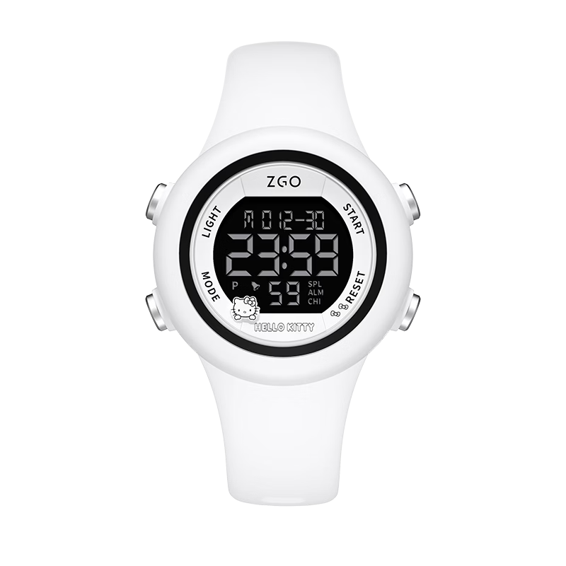 Hello Kitty Sanrio Kids Digital Watch Waterproof for Girls Ages 6-12 Middle Elementary School 879