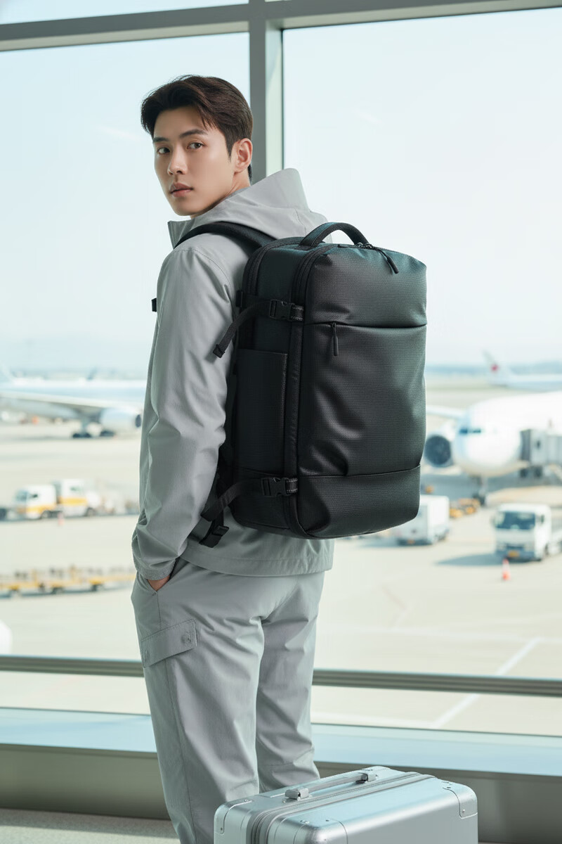 JD Jingzao Black Warrior AVANT PRO Multifunctional Sports Backpack TPU Travel Large Capacity Business Laptop Bag 16