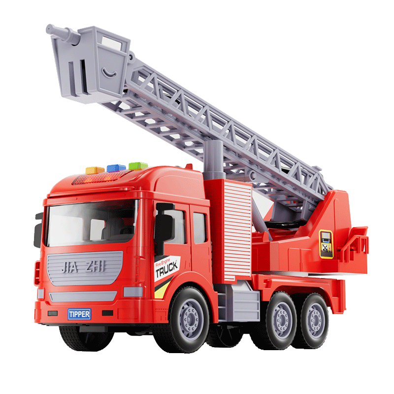 Aibilu Large Water-Spraying Fire Truck Toy for Children, Educational Model with Realistic Rescue Function, Birthday Gift for Boys
