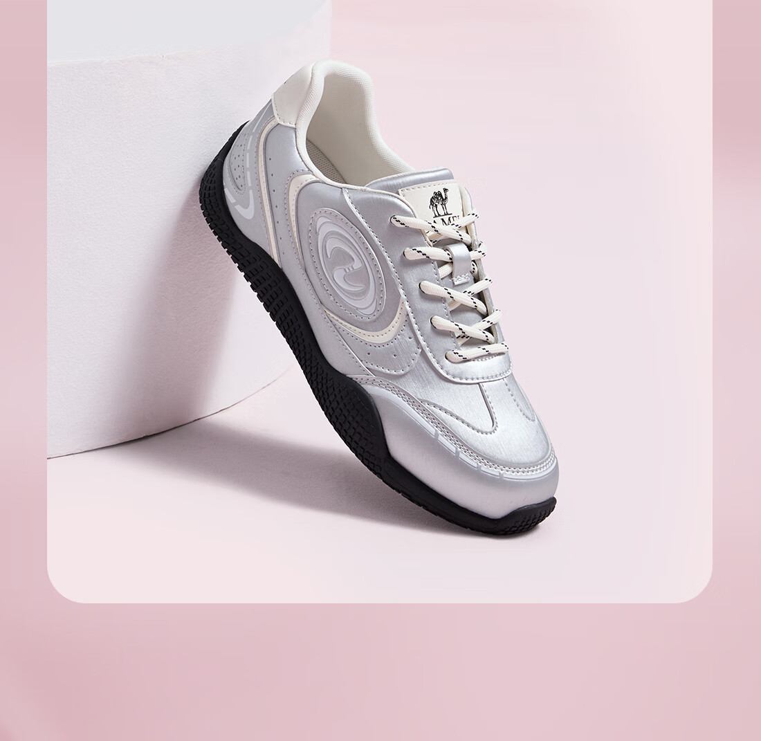 CAMEL Crescent 2.0 Women's Training Shoes Multi-color Patchwork Height-increasing Sports Casual Shoes L25S577059C Denim Blue 37 3