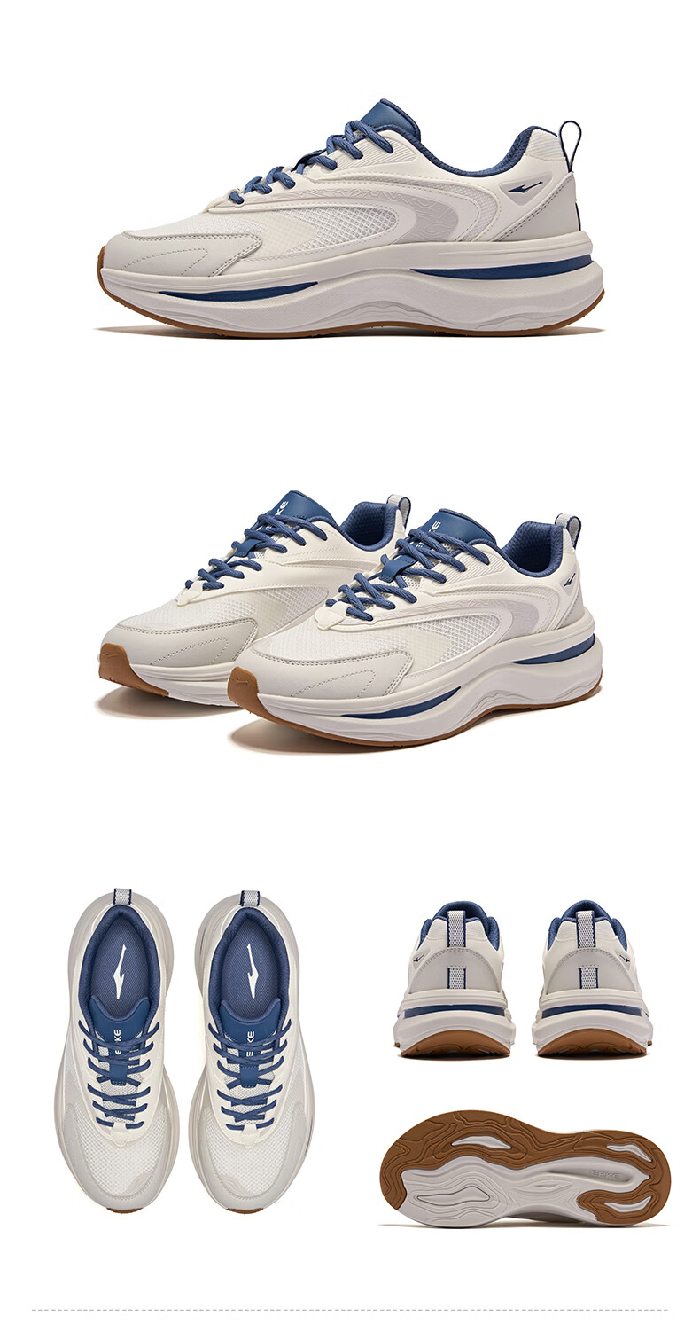 ERKE 2026 New Comfortable Thick-Soled Dad Sneakers Soft Elastic Versatile Casual Shoes Wei Yang 3 31