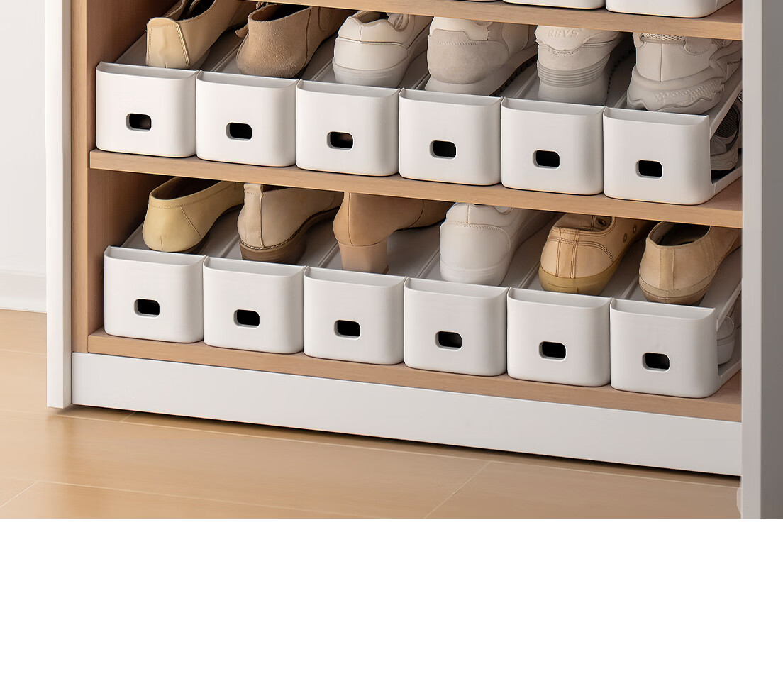 Lazy Corner Adjustable Double-Layer Shoe Rack Storage Organizer Shelf Cabinet Divider 6-Pack 16