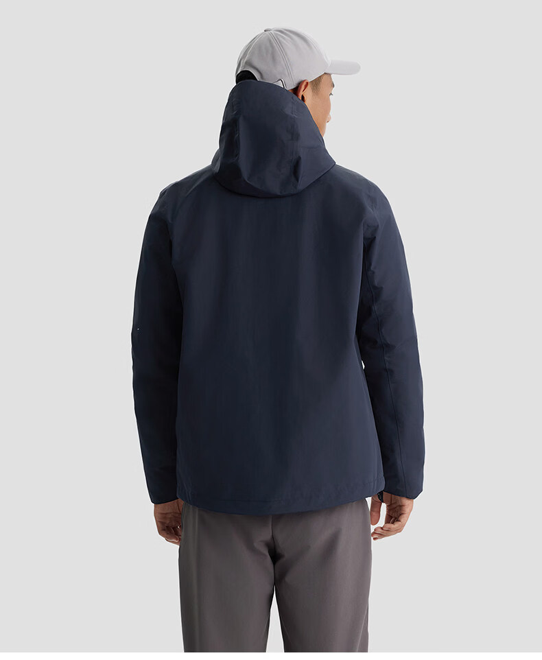 JackWolfskin CRUSH'IN Fleece Liner 3-in-1 Jacket 5012776 Navy Blue 2XL 71