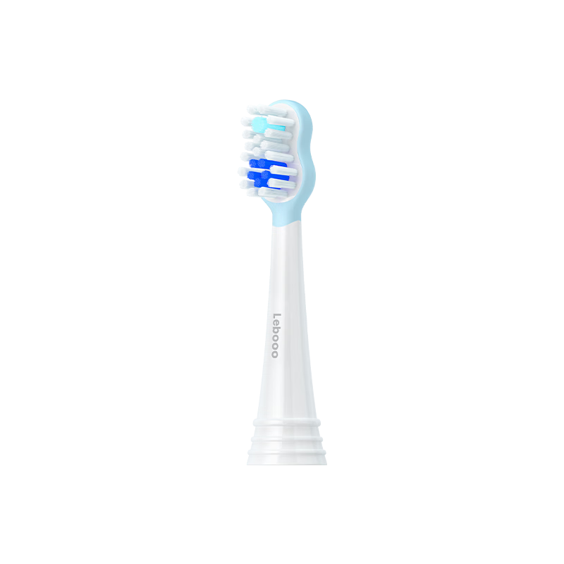 Hongmengzhixuan Libode Smart Children's Electric Toothbrush Heads, Figure-8 Shape, 2-Pack (Blue)