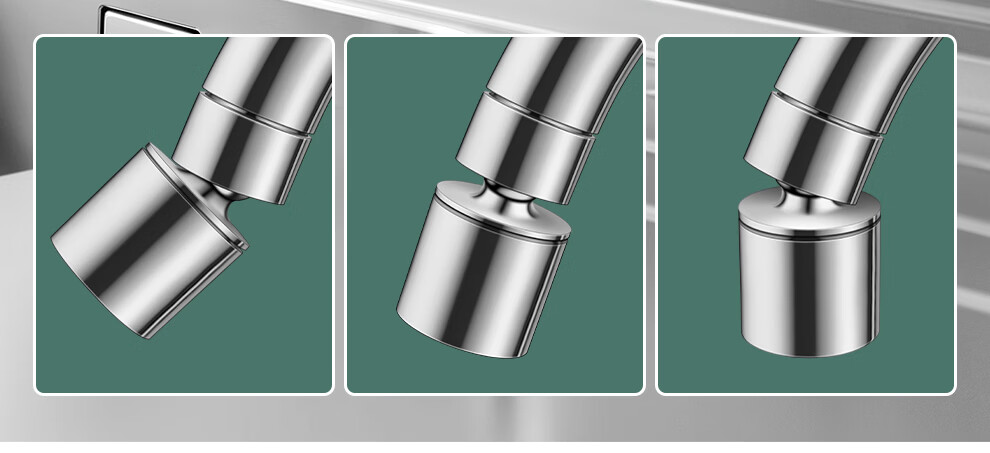 CVBAB Stainless Steel Single Cold Kitchen Faucet 360-Degree Rotatable Sink Faucet Single Cold Tap CV1165 7