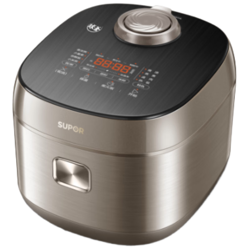 SUPOR 5L Multi-Functional Electric Rice Cooker Stainless Steel Inner Pot Anti-Overflow Micro-Pressure Smart Rice Cooker for 5-8 People F50F79S