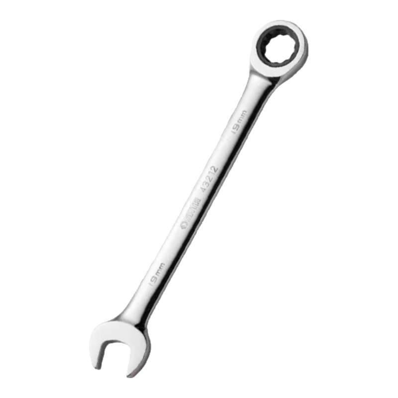 SATA 43206 Fully Polished Dual-Use Quick Ratchet Wrench 13MM