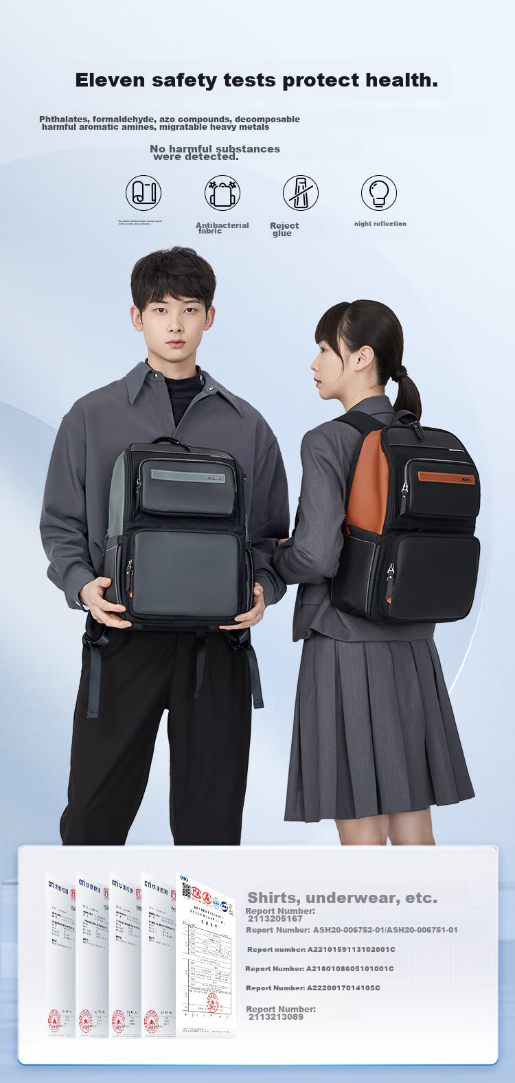 KALA·Y Airbag-Reducing Laptop Bag, Business Large Capacity 15.6-Inch Backpack, Unisex Shoulder Bag, 5213 Black 18