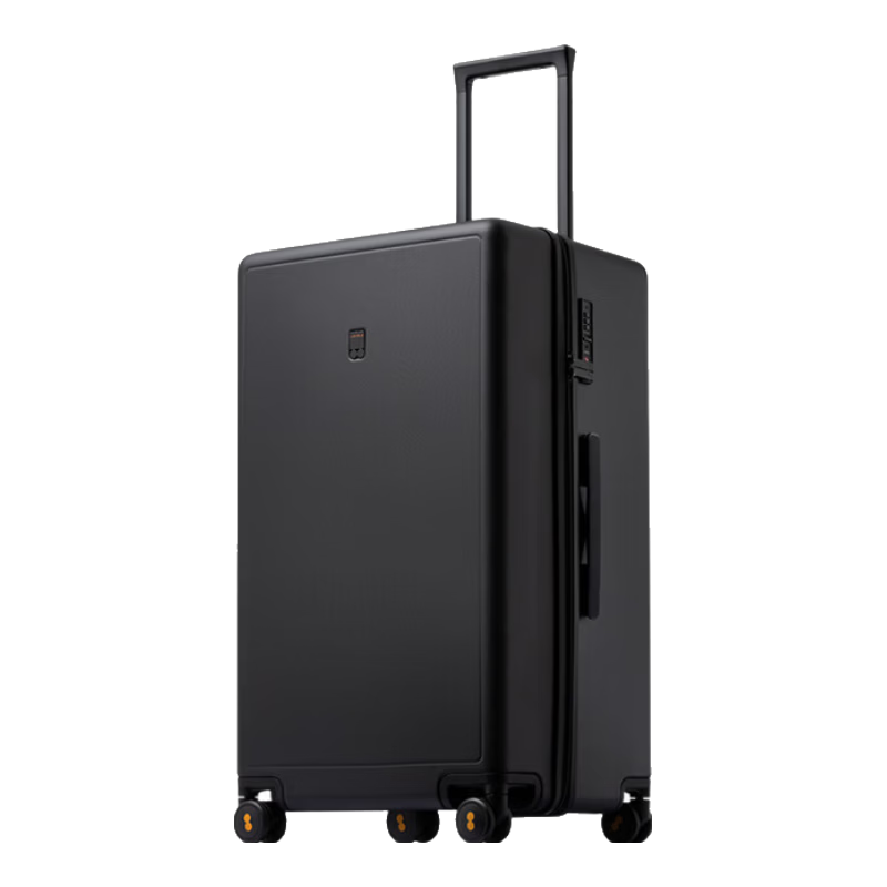 LEVEL8 Luggage Suitcase for Men And Women, Password Lock, Large Capacity, 26-Inch Traveler Series PC Trolley Case, Black [JINGDONG Co-Branded Edition]