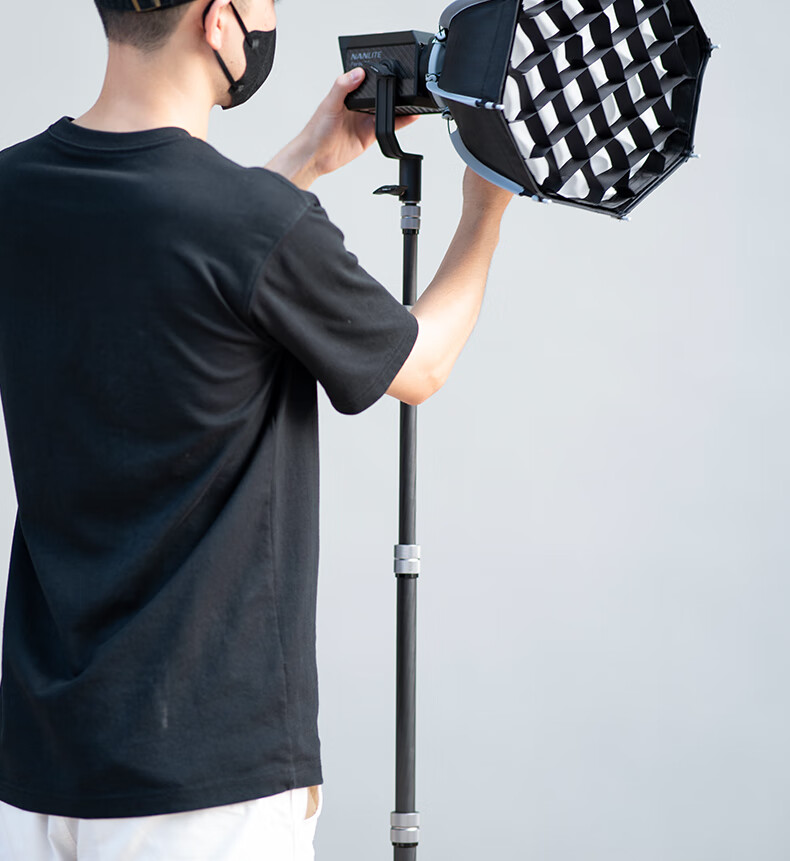 AMBITFUL PS22 Mini Octagonal Deep Softbox, Small Portable Fill Light, Suitable for Live Streaming, Nan Guang 60W Yongnuo YN150 9