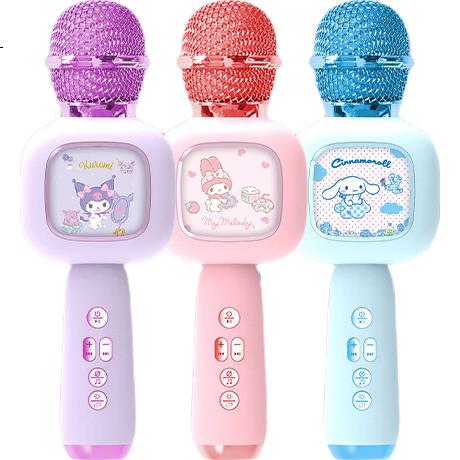 Детский микрофон-караоке SANRIO "Мелодия", колонка "все в одном", подарок для девочек 7-14 лет
