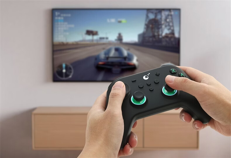 GuliKit TT Max Wireless Gaming Controller for Switch 2 Bluetooth One-Key Wake Adjustable Force Symmetric TMR Joystick PS5 Android Xbox PC Steam 8