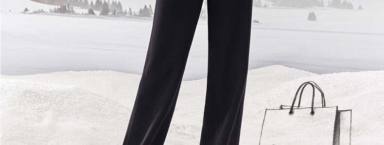SIINSIIN Yang Mi Style 6.0Pro Straight-Leg Pants 2026 New Women's Fleece-Lined Slim Fit Sports Casual Pants for Spring and Autumn 31