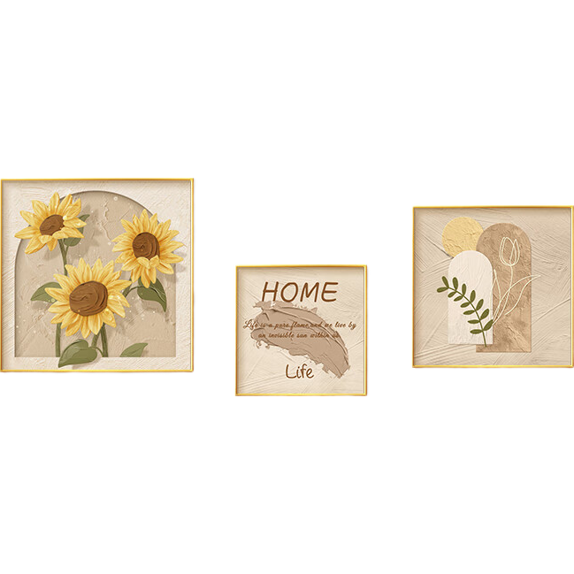 Long Time No See Cream Style Living Room Decorative Painting High-End Dining Room Wall Art Sofa Background Wall Painting