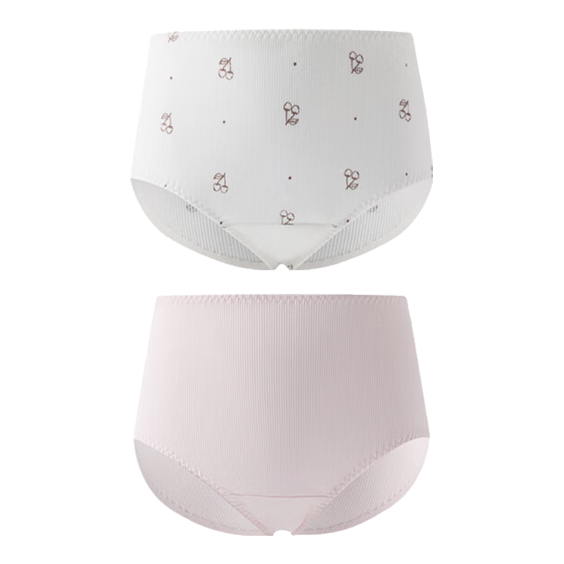 Aimer Kids Girls' Boxer Briefs for Teens, 2-Pack Developmental Antibacterial Underwear [Cotton Mo] Cherry 2 Pairs 140